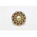 Traditional Gold plated Ring Jewelry 925 Sterling Silver P 160